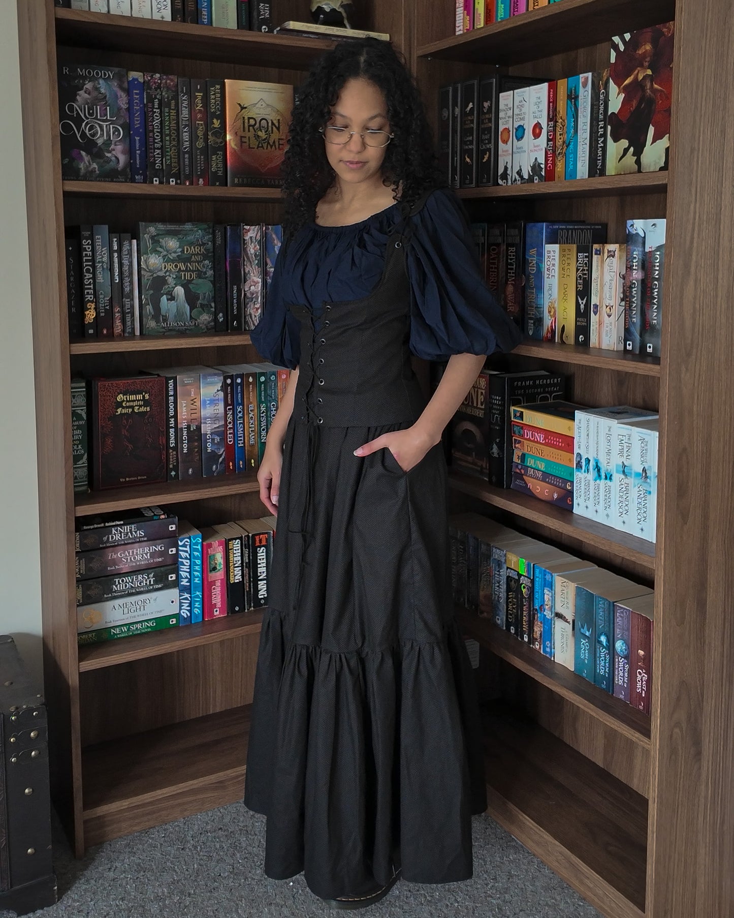 Pre-Order Willow Skirt Speckled Black