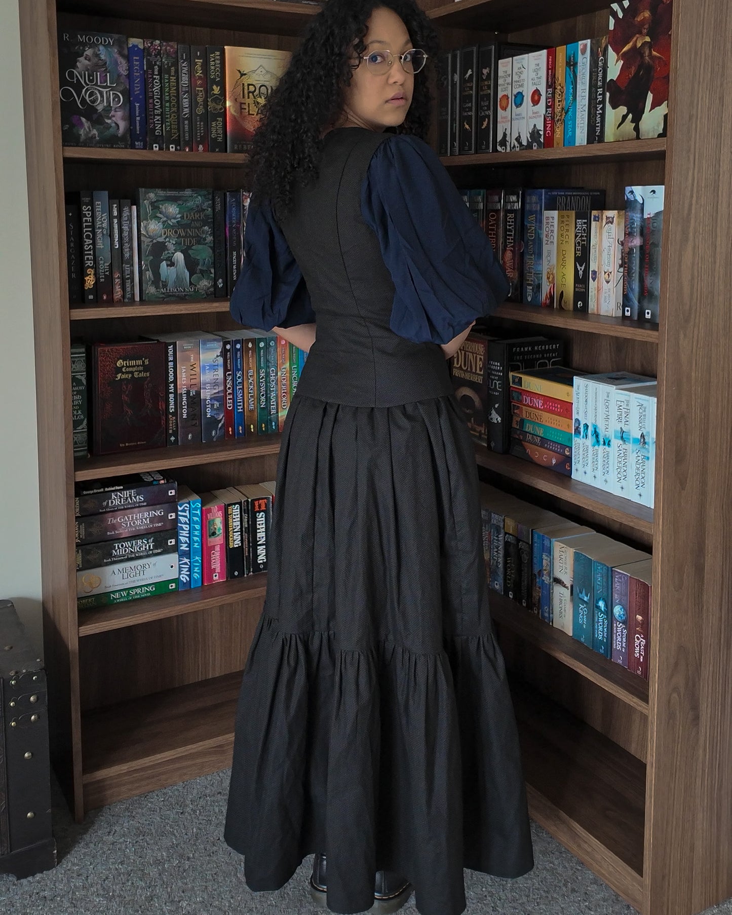 Pre-Order Willow Skirt Speckled Black