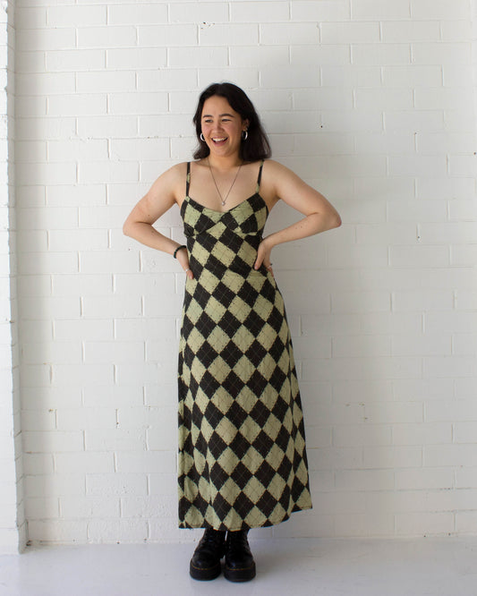 Gillian Maxi Dress in Castle