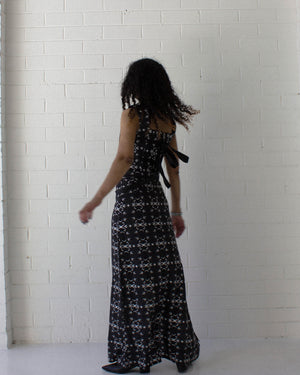 Onyx Split Maxi Skirt in Nyx