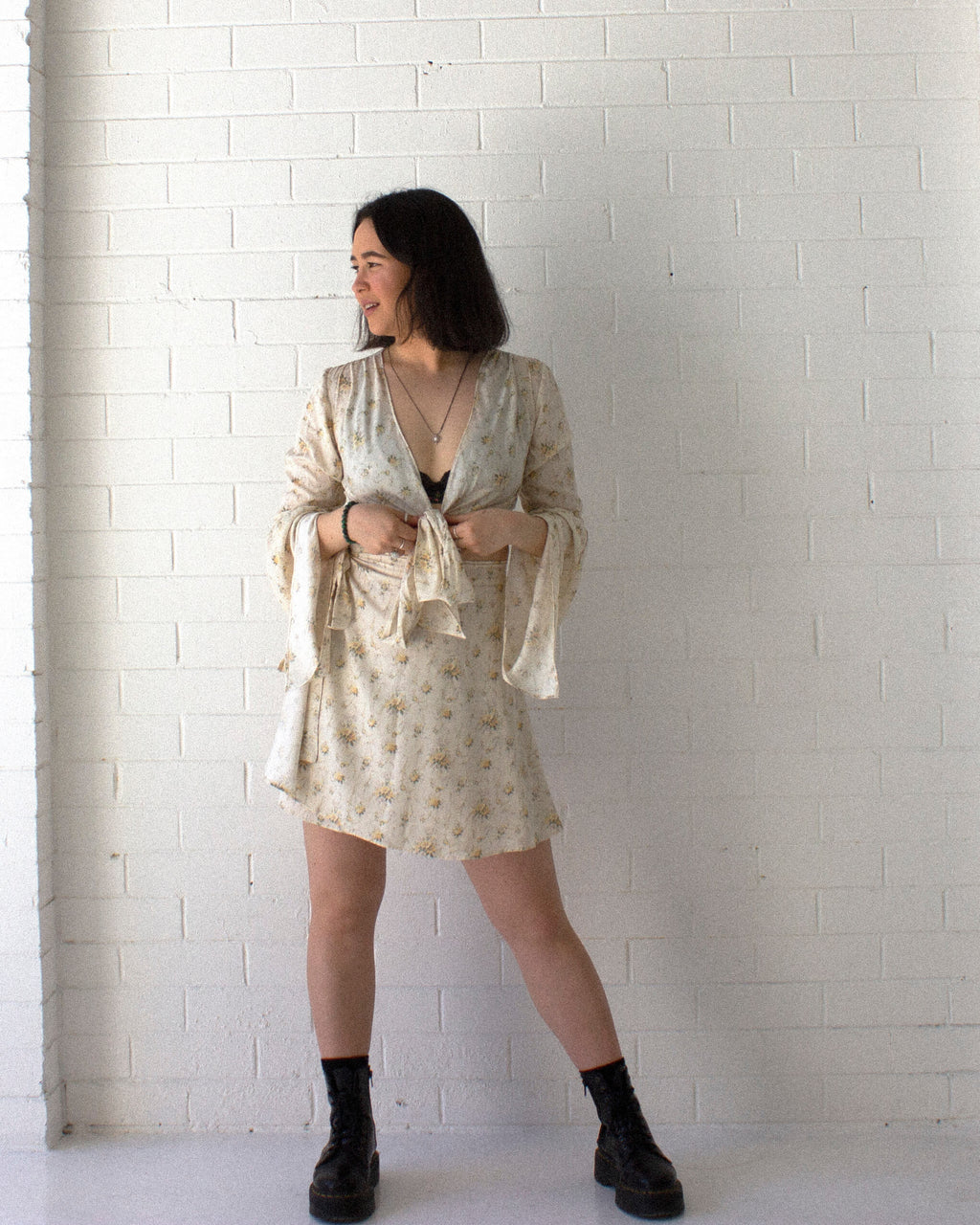 Whimsic Wrap Top